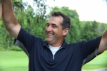 golfer celebrating his victory