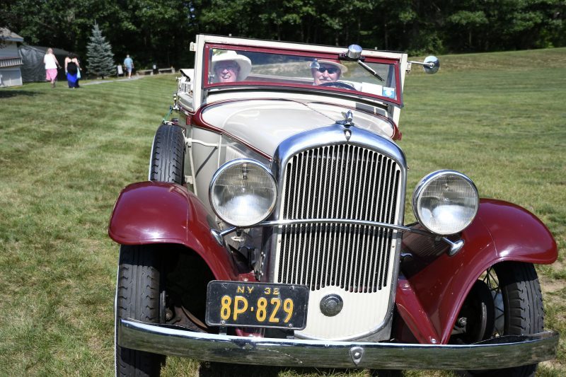 Classic car at Croquet on the Green