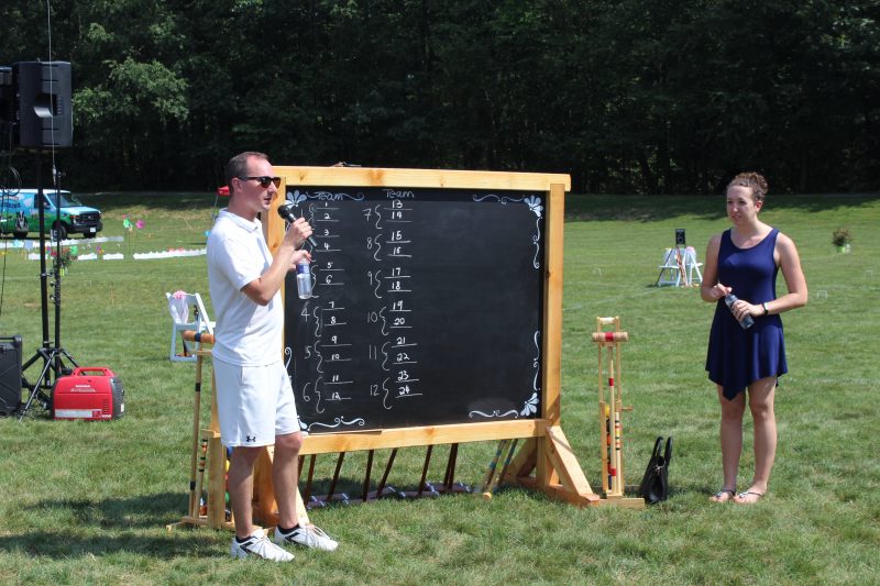 Scoreboard at Croquet on the Green