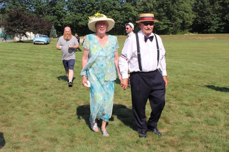 Older couple at Croquet on the Green
