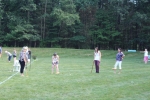 Women playing Croquet on the Green