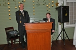 Self Advocate Connor speaking at the Vin Le Soir event