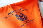 Paws up for the power of potential bandana at the Saratoga Dogs Pony Show to benefit AIM Services, Inc.