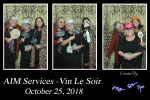 Vin Le Soir to benefit AIM Services, Inc. photobooth picture group of women