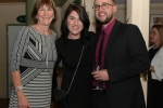 Vin Le Soir to benefit AIM Services, Inc. group of three people at AIM wine tasting