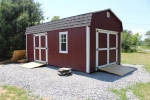 Green Garden Red Shed for garden activities and storage - AIM Services, Inc.