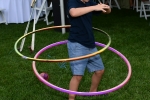 boy hula hooping at Croquet on the Green 2019