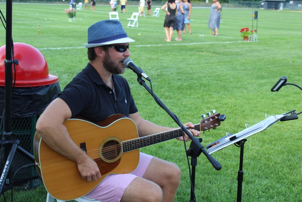 Thomas Powers playing at Croquet on the Green 2019