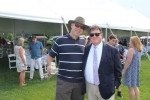 Chris Lyons with friend at Croquet on the Green 2019