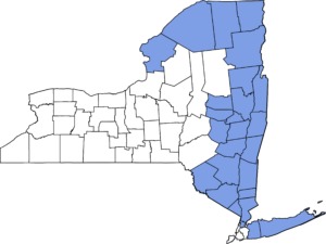map of NYS