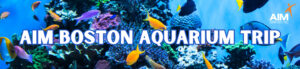 AIM Boston Aquarium Trip website banner