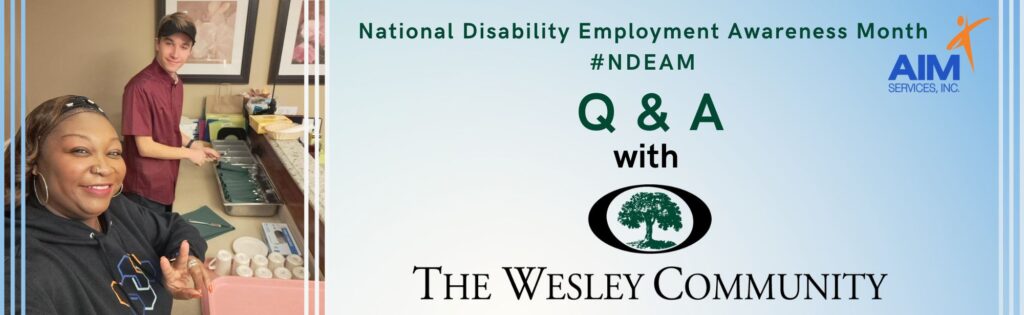 website banner q & a with wesley community
